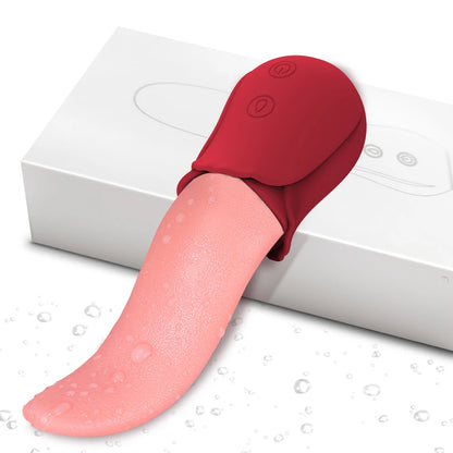 Powerful Tongue Licking Vibrator Adult Sex Toy For Women Female Masturbation G Spot Vibrators Nipple Vagina Clitoris Stimulator