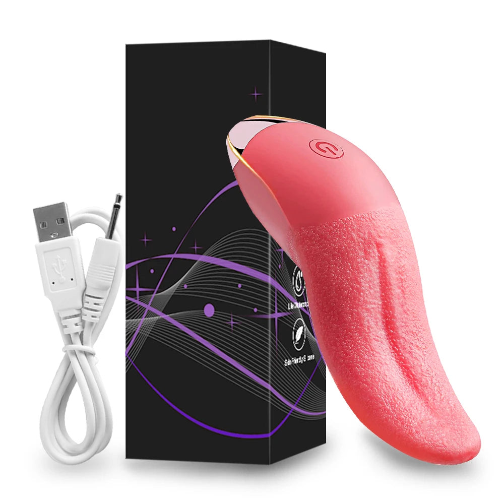 Powerful Tongue Licking Vibrator Adult Sex Toy For Women Female Masturbation G Spot Vibrators Nipple Vagina Clitoris Stimulator