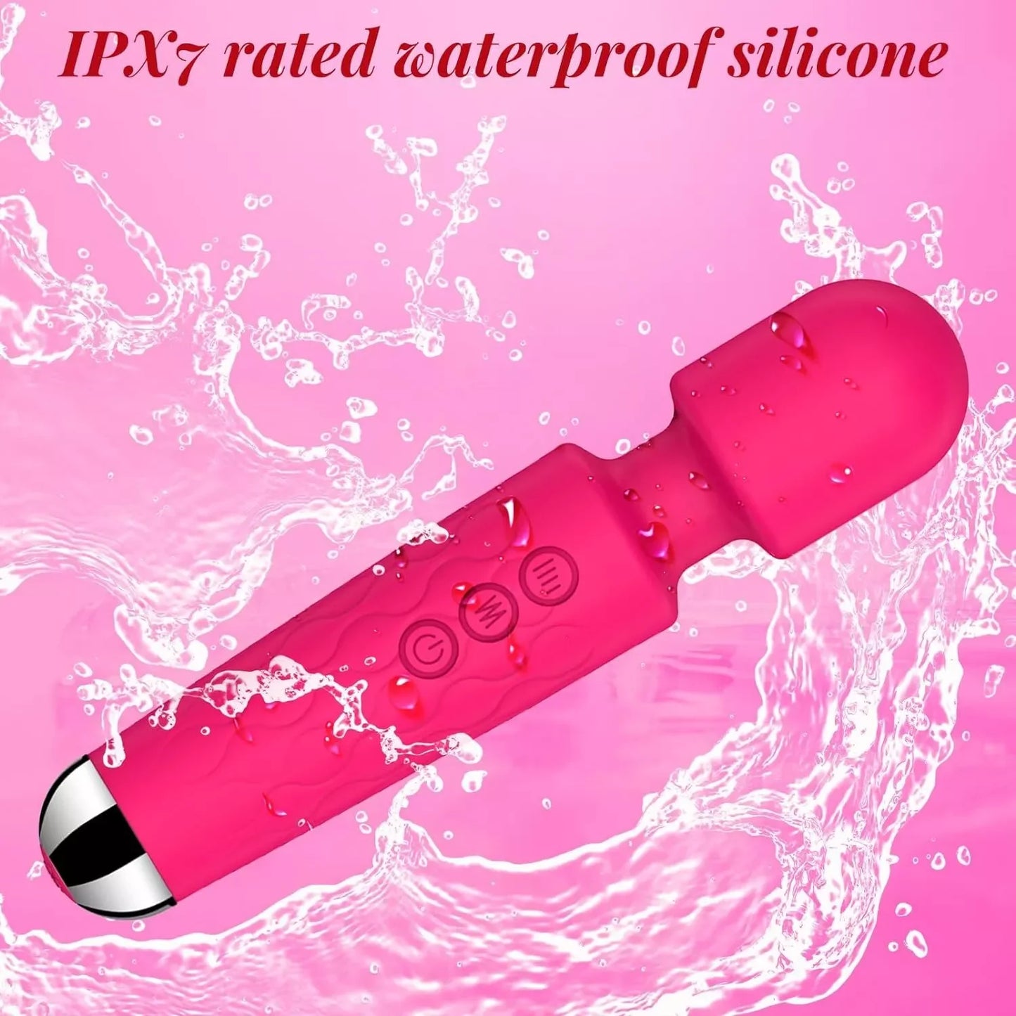 Powerful Handheld Massager Av Vibrator 20 Speed Wand Vibrating Massage Magic Full Body Therapy Motor Dildo Masturbator Sex Toy