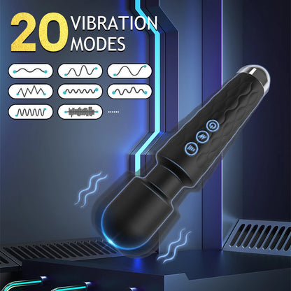 AV Vibrator Wand Sex Toys for Women 20 Powerful Patterns G Spot Clitoris Stimulation Massager Personal Masturbator Erotic Goods