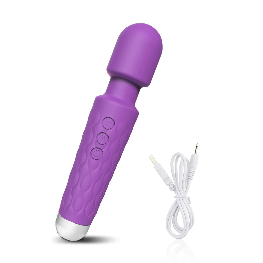 AV Vibrator Wand Sex Toys for Women 20 Powerful Patterns G Spot Clitoris Stimulation Massager Personal Masturbator Erotic Goods
