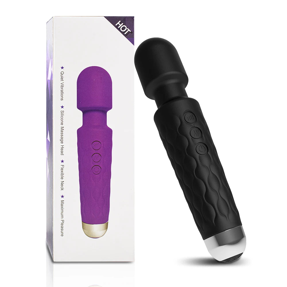 AV Vibrator Wand Sex Toys for Women 20 Powerful Patterns G Spot Clitoris Stimulation Massager Personal Masturbator Erotic Goods