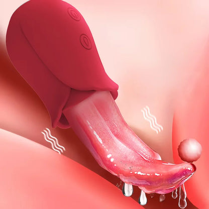 Powerful Tongue Licking Vibrator Adult Sex Toy For Women Female Masturbation G Spot Vibrators Nipple Vagina Clitoris Stimulator
